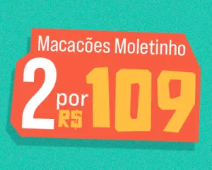 2 Macacão Moletinho por R$109,00