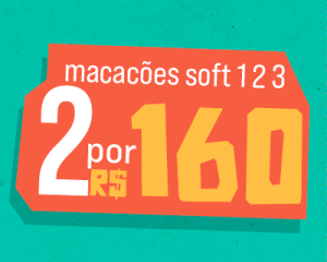2 Macacão Soft 1 2 3 por R$160,00